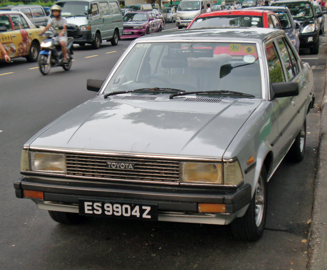 1980 Toyota Corolla silhouette